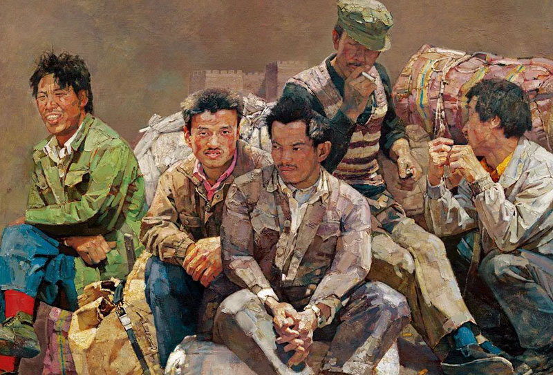 人民心中的金獎(jiǎng)美術(shù)作品